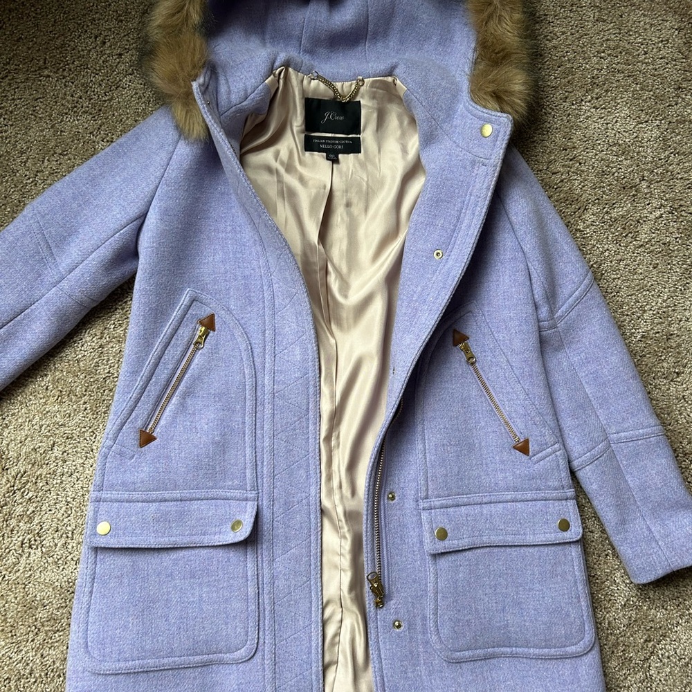 NWOT J Crew Italian Stadium Cloth wool jacket